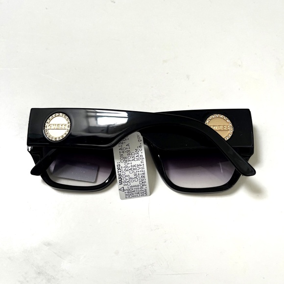 New Original GUESS Oversized Square Sunglasses GO00049 Acetate Black Classic